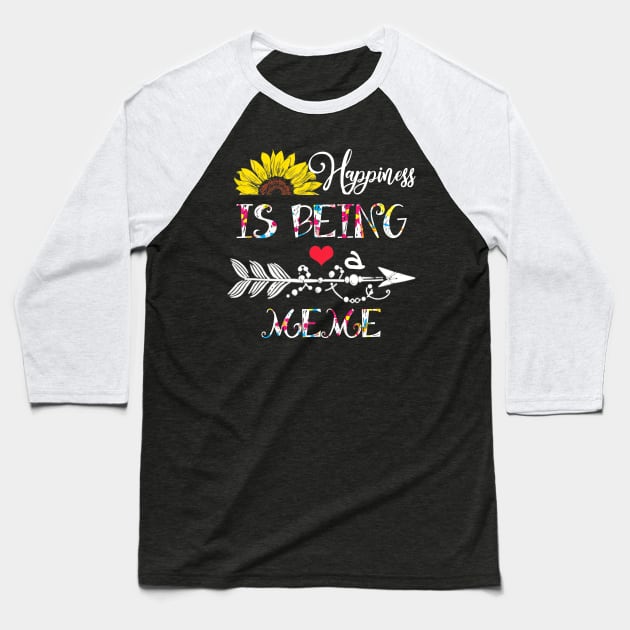 Happiness is being a meme mothers day gift Baseball T-Shirt by DoorTees